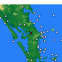 Nearby Forecast Locations - Wellsford - Carte