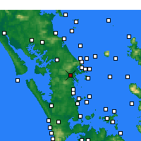 Nearby Forecast Locations - Warkworth - Carte