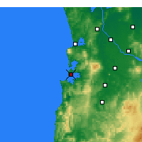 Nearby Forecast Locations - Kawhia Harbour - Carte