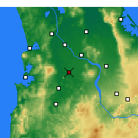 Nearby Forecast Locations - Te Awamutu - Carte