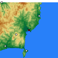 Nearby Forecast Locations - Gisborne - Carte