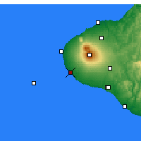 Nearby Forecast Locations - Opunake - Carte