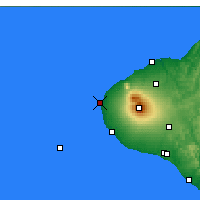 Nearby Forecast Locations - Cape Egmont - Carte