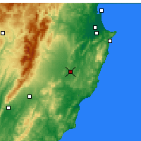Nearby Forecast Locations - Waipukurau - Carte