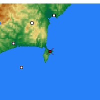 Nearby Forecast Locations - Péninsule de Māhia - Carte