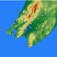 Nearby Forecast Locations - Lac Wairarapa - Carte