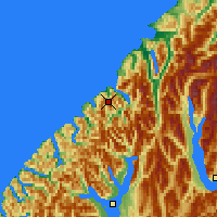 Nearby Forecast Locations - Milford Sound - Carte