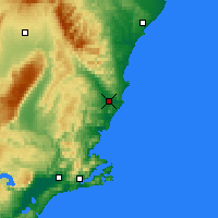 Nearby Forecast Locations - Palmerston - Carte
