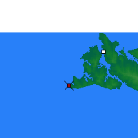 Nearby Forecast Locations - Île Bathurst - Carte