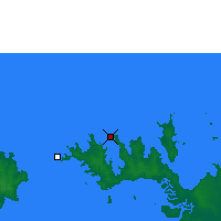 Nearby Forecast Locations - Black Point - Carte