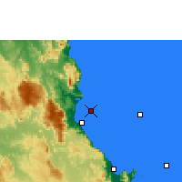 Nearby Forecast Locations - Low Isles Lighthouse - Carte