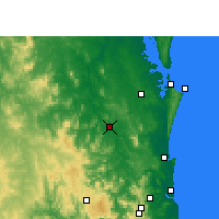 Nearby Forecast Locations - Gympie - Carte