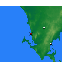 Nearby Forecast Locations - Coles Point - Carte