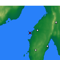Nearby Forecast Locations - Warburto Point - Carte