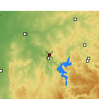 Nearby Forecast Locations - Wellington Res. - Carte