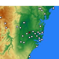 Nearby Forecast Locations - Prospect Reservoir - Carte