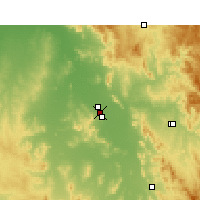 Nearby Forecast Locations - Gunnedah - Carte