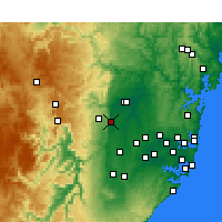 Nearby Forecast Locations - Penrith - Carte