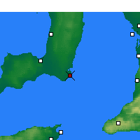 Nearby Forecast Locations - Edithburgh - Carte