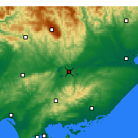 Nearby Forecast Locations - Latrobe Valley - Carte