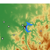 Nearby Forecast Locations - Hume Dam - Carte