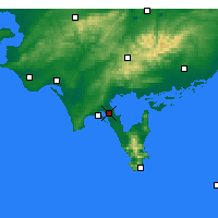 Nearby Forecast Locations - Yanakie - Carte