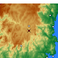Nearby Forecast Locations - Bombala - Carte