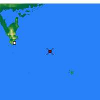 Nearby Forecast Locations - Île Hogan - Carte