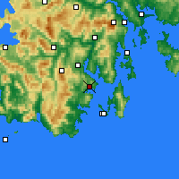 Nearby Forecast Locations - Dover - Carte