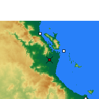 Nearby Forecast Locations - Ingham - Carte