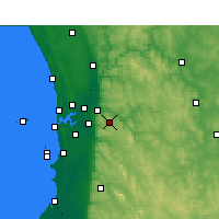 Nearby Forecast Locations - Kalamunda - Carte