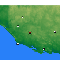 Nearby Forecast Locations - Northcliffe - Carte