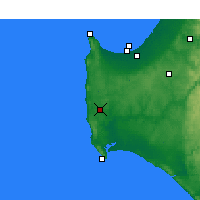 Nearby Forecast Locations - Witchcliffe - Carte