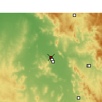 Nearby Forecast Locations - Gunnedah - Carte