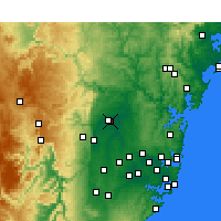 Nearby Forecast Locations - Richmond - Carte