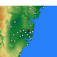 Nearby Forecast Locations - Riverview - Carte
