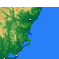 Nearby Forecast Locations - Forster - Carte