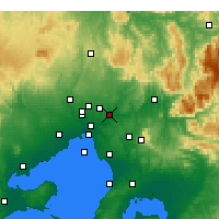 Nearby Forecast Locations - Viewbank - Carte