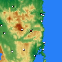 Nearby Forecast Locations - Fingal - Carte