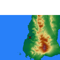 Nearby Forecast Locations - Makassar - Carte