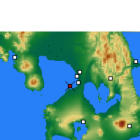 Nearby Forecast Locations - Sangley Point NAS - Carte