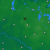 Nearby Forecast Locations - Parchim - Carte