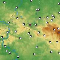 Nearby Forecast Locations - Zittau - Carte