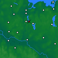 Nearby Forecast Locations - Ratzebourg - Carte