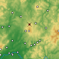 Nearby Forecast Locations - Ulrichstein - Carte