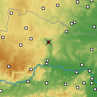 Nearby Forecast Locations - Horn - Carte