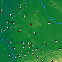 Nearby Forecast Locations - Coesfeld - Carte
