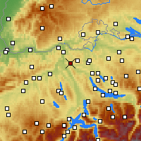 Nearby Forecast Locations - Baden - Carte