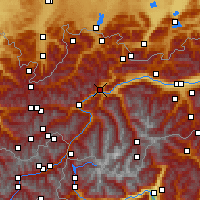 Nearby Forecast Locations - Imst - Carte