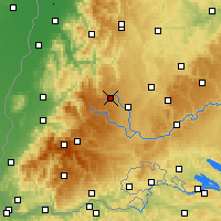 Nearby Forecast Locations - St. Georgen - Carte